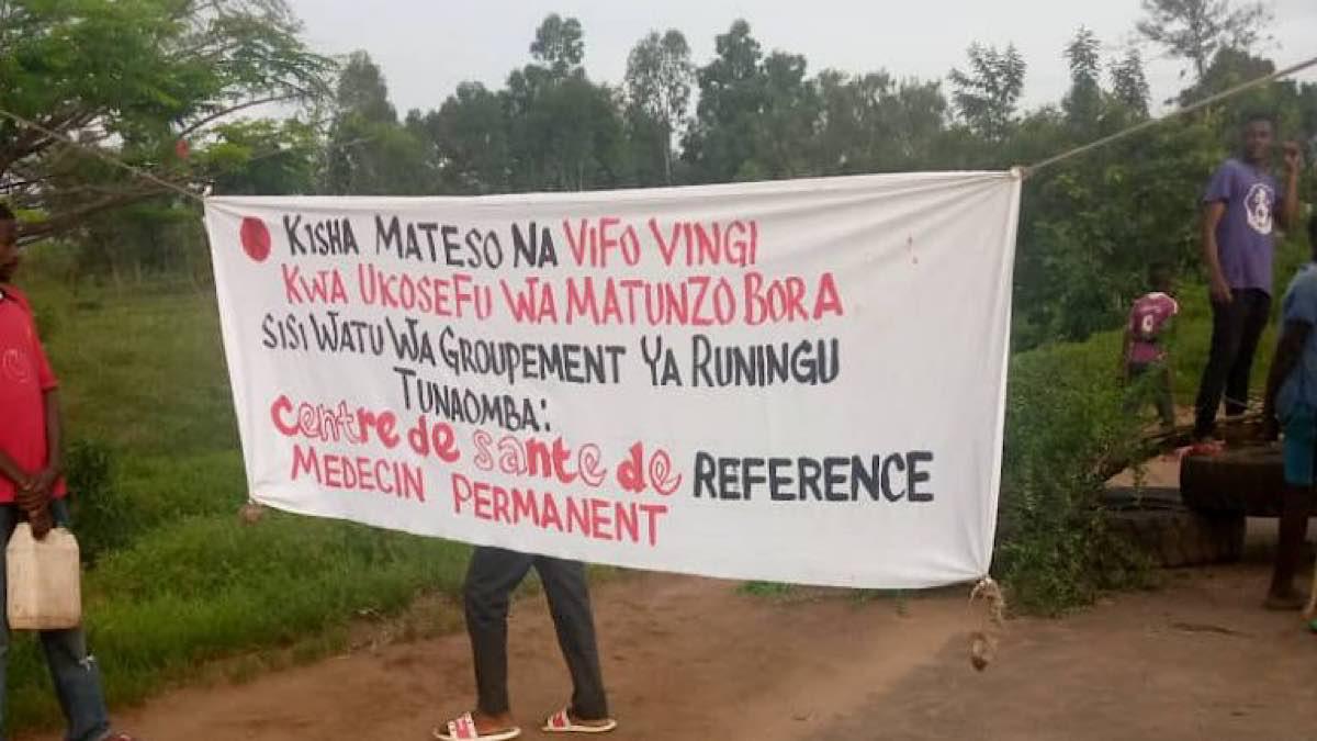 Les habitants des plusieurs villages du groupement de Runing