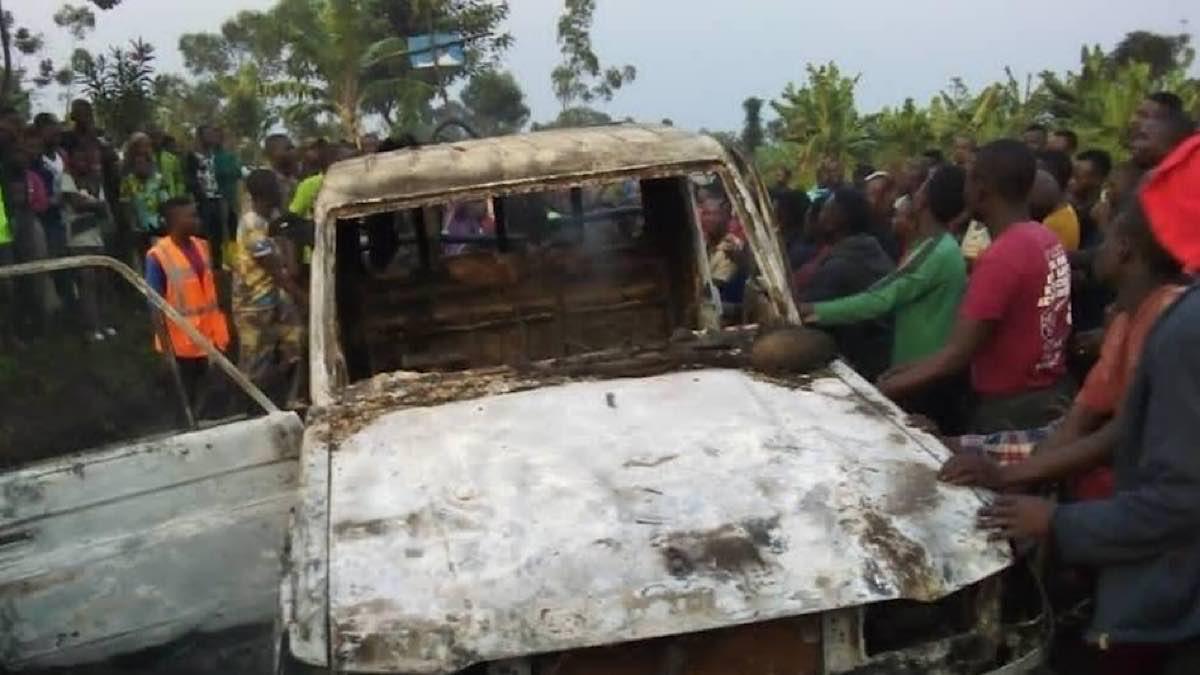 Nord-Kivu : une jeep de l’armée incendiée par des civils à Beni