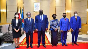 Félix Tshisekedi a reçu les lettres de créance de trois ambassadeurs