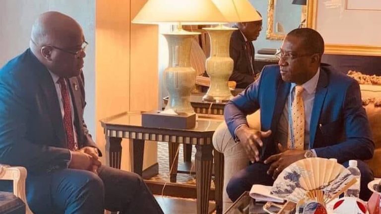 Guylain Nyembo et Félix Tshisekedi