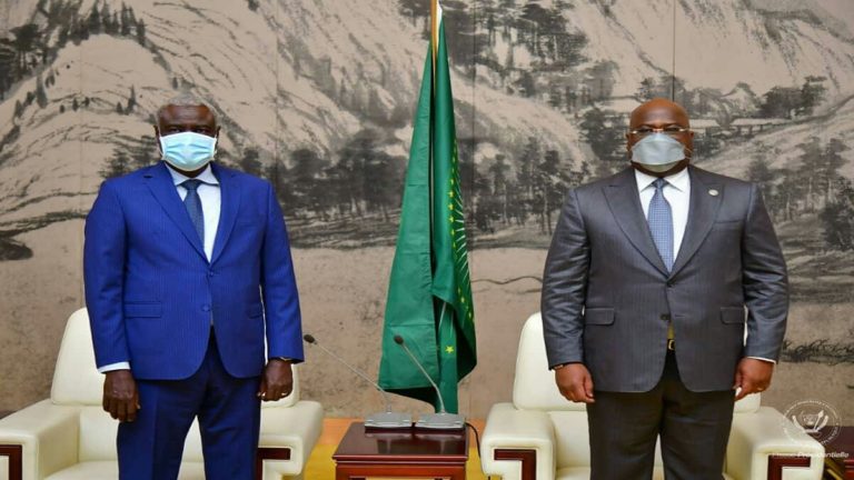 Félix Tshisekedi et Moussa Faki