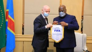 Gianni Infatino et Félix Tshisekedi