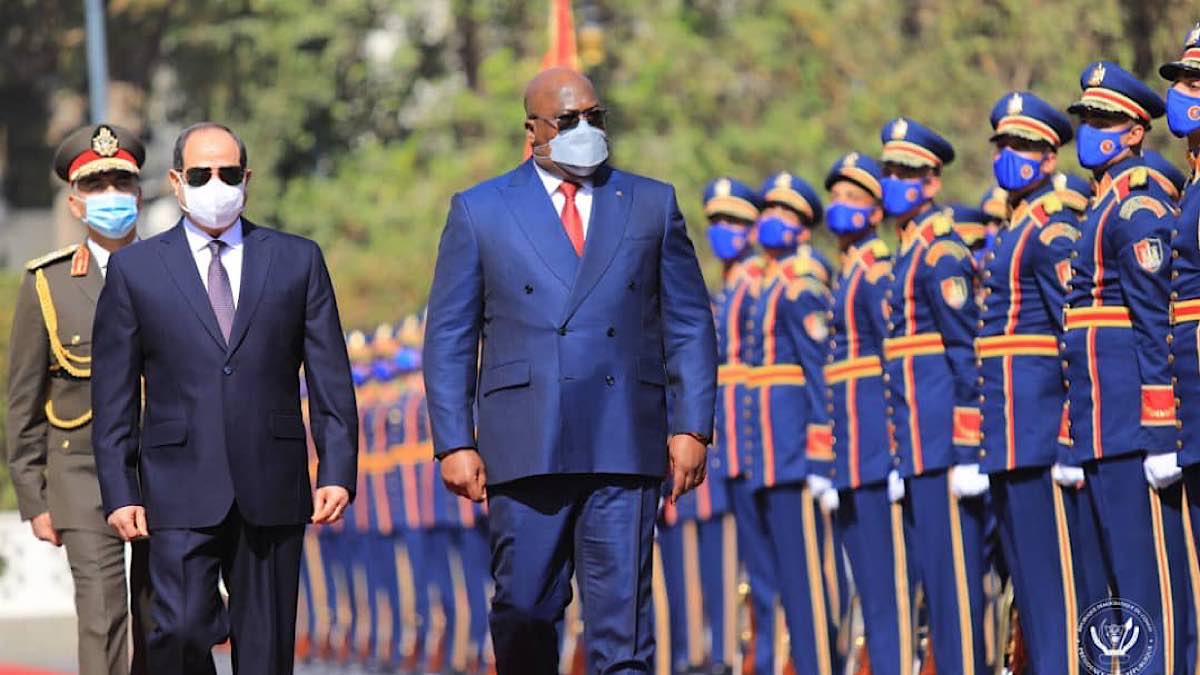Félix Tshisekedi et Abdel Fattah al-sisi