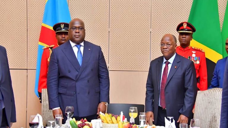 John Magufuli et Félix Tshisekedi