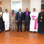 Sama Lukonde avec les Chefs des confessions religieuses