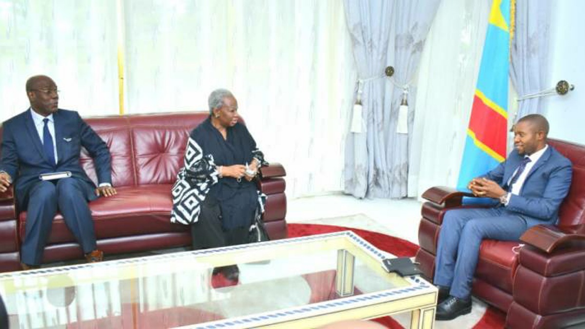 Bintou keita a rencontré le gouverneur Carly Nzanzu Kasivita