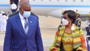 Éric Mokgweetsi et Marie Tumba Nzeza