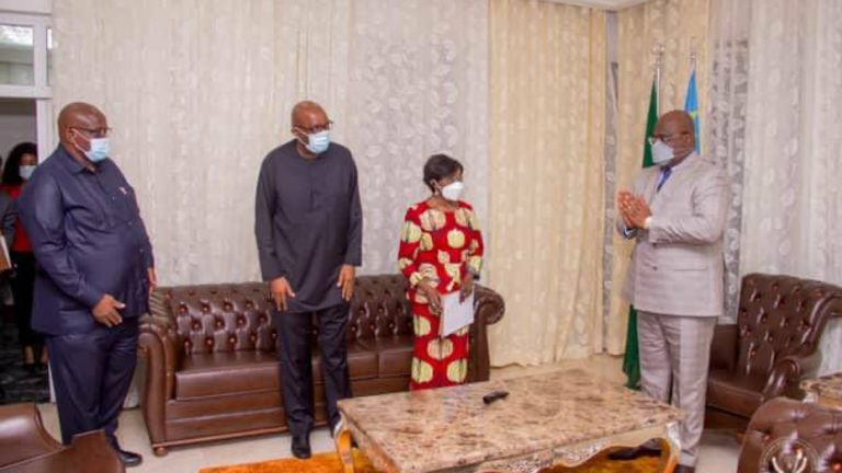 Félix Tshisekedi ,Eddy Maloka et Marie Tumba Nzeza