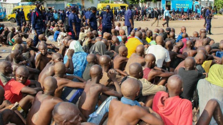 521 bandits avant leur transfert à Kaniama Kasese