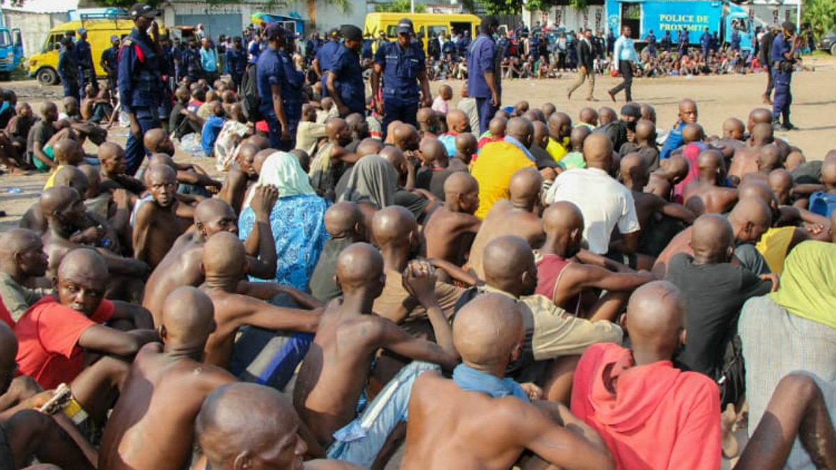 521 bandits avant leur transfert à Kaniama Kasese