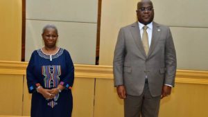 Bintou Keita et Felix Tshisekedi