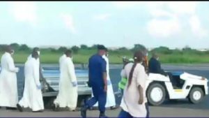 le corps du feu Archevêque Tafunga Mbayo