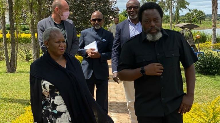 Bintou Keita a échangé avec Joseph Kabila