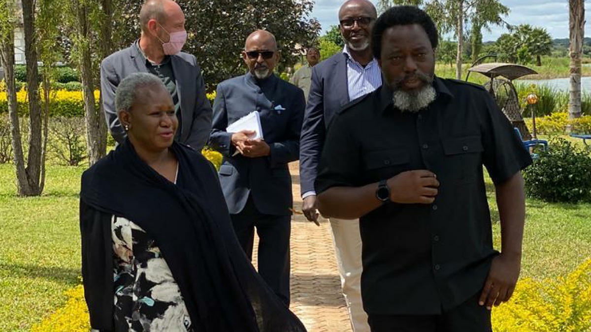 Bintou Keita a échangé avec Joseph Kabila