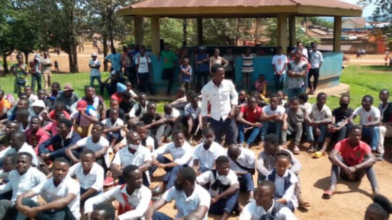 Les élèves de la ville de Beni