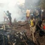 maisons calcinées dans un incendie dans la commune d’Ibanda
