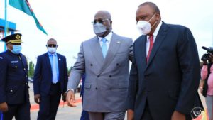 Félix Tshisekedi et Uhuru Kenyatta