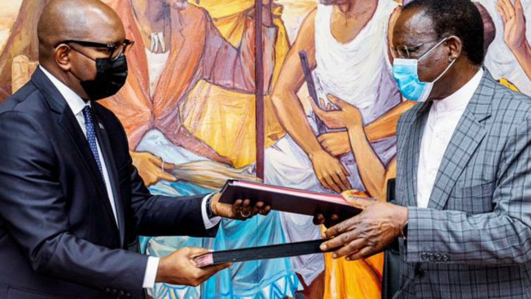 Sama Lukonde et Sylvestre Ilunga