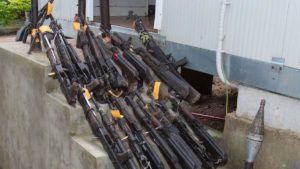 armes de différents calibres