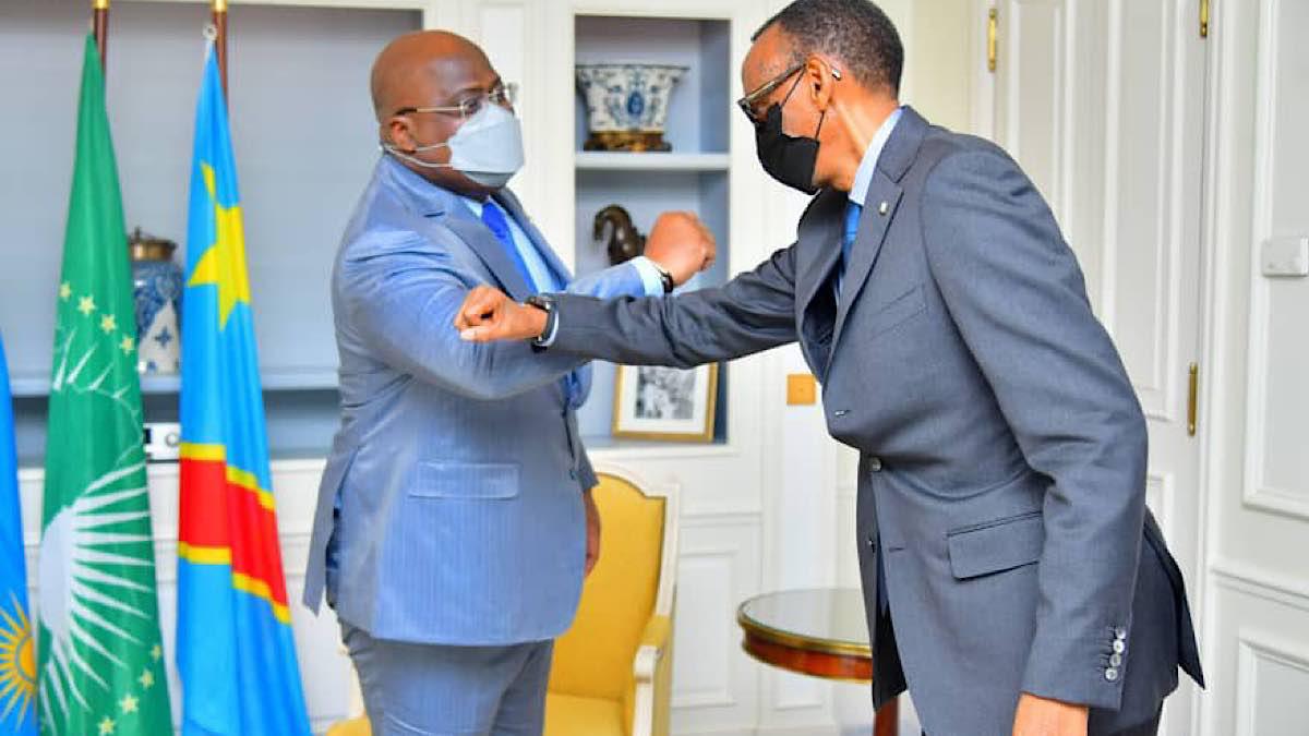 Félix Tshisekedi Paul Kagame