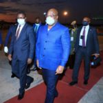 Félix Tshisekedi en Zambie