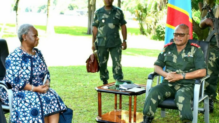 Bintou Keita et général Ndima Kongba Constant