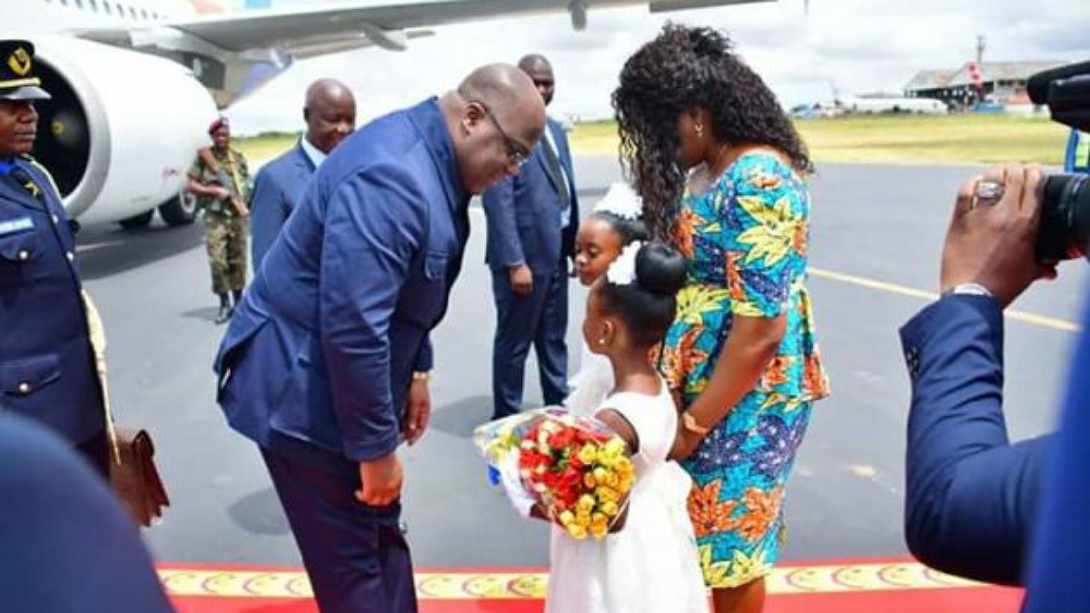 Félix Tshisekedi à Lubumbashi