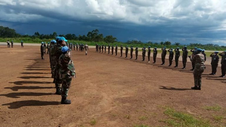 derniers hommages au casque bleu malawite tuée à Beni
