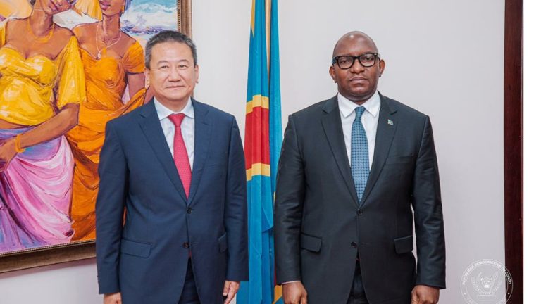 Sama Lukonde avec Huang Xia