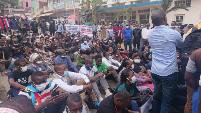 sit-in de la société civile à Bukavu