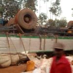 accident de circulation près de Bideka