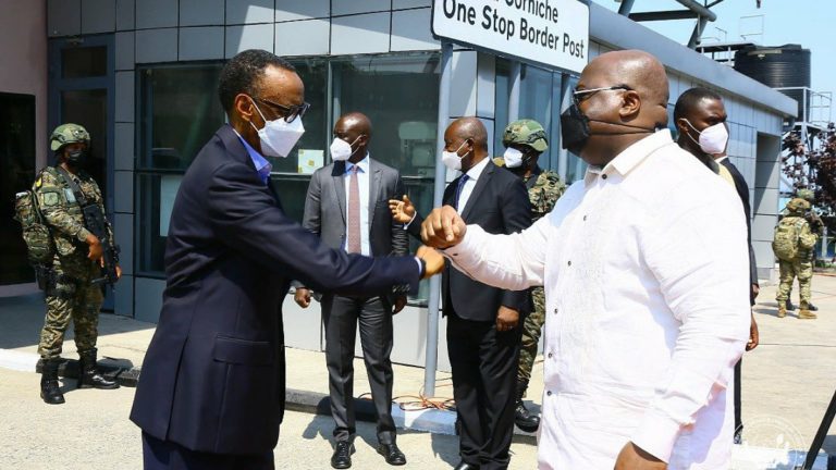 Paul Kagame et Felix Tshisekedi