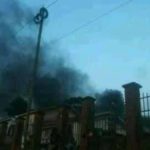 incendie à l'Hôpital