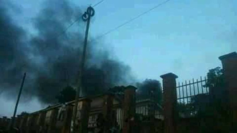 incendie à l'Hôpital