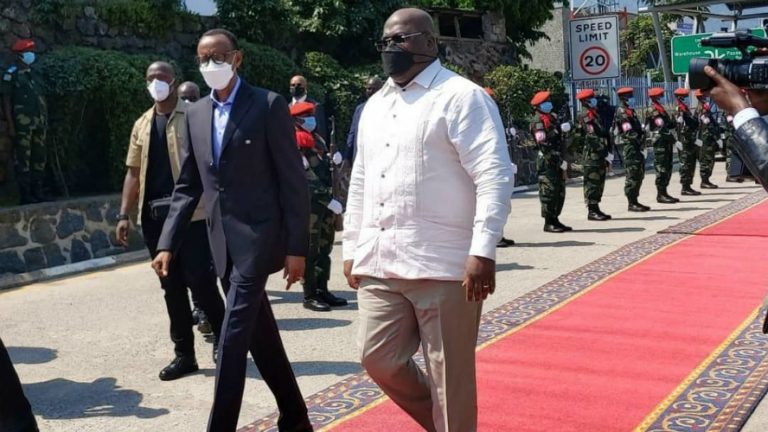 Paul Kagame et Felix Tshisekedi