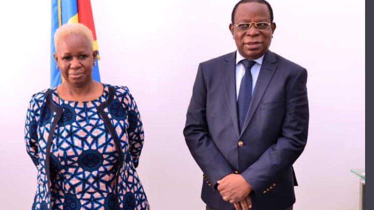 Monusco Bintou Keita et le président du Senat, Modeste Bahati
