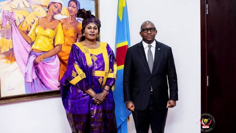 Gouverneur Fifi Masuka et ministre sama lukonde