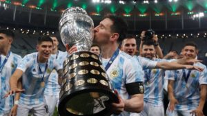 Lionel Messi copa america champion Argentine