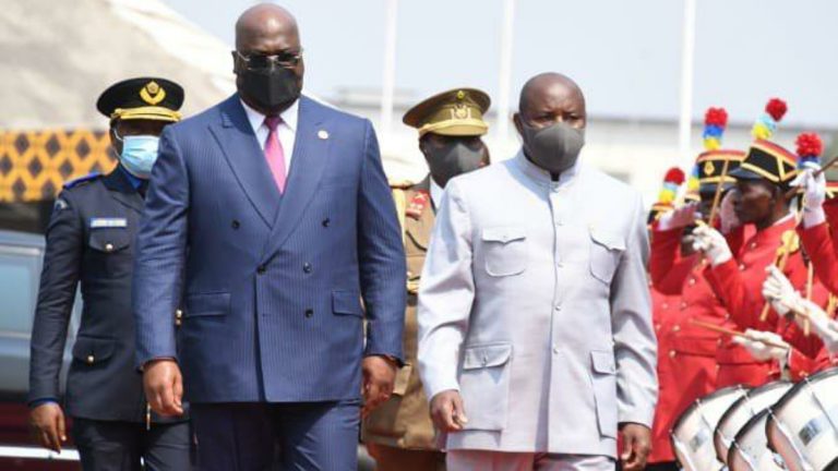 Felix Tshisekedi et Evariste Ndayishimiye