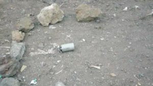 bombe artisanale à Ruwenzori