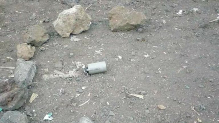 bombe artisanale à Ruwenzori