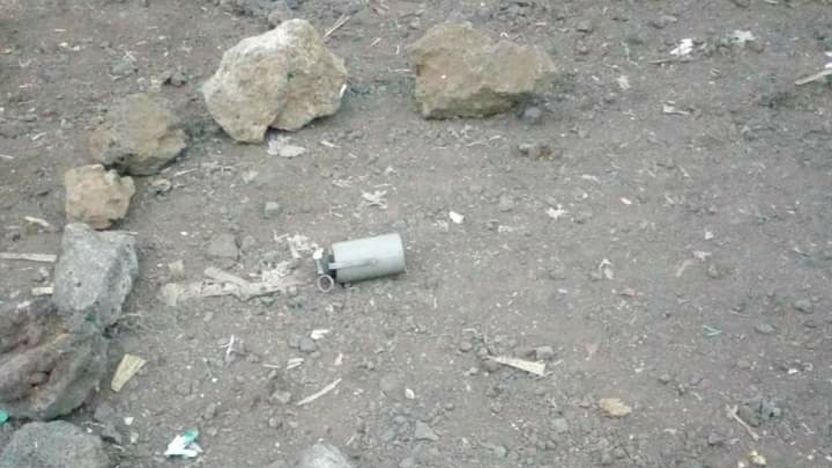 bombe artisanale à Ruwenzori