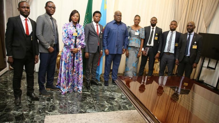 représentation des étudiants de la RDC et Félix Tshisekedi
