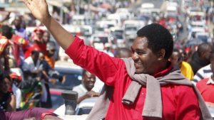 Zambie l'opposant Hakainde Hichilema