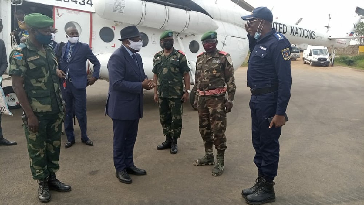le ministre Fabrice Pwela à Beni