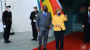 Félix Tshisekedi a échangé avec Angela Merkel