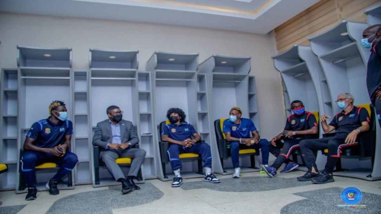 joueurs de l’équipe nationale ont visité le stade des martyrs