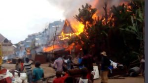 Bukavu : au moins 100 maisons incendiés