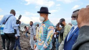 Moise Katumbi Moïse Katumbi aux sinistrés volcan