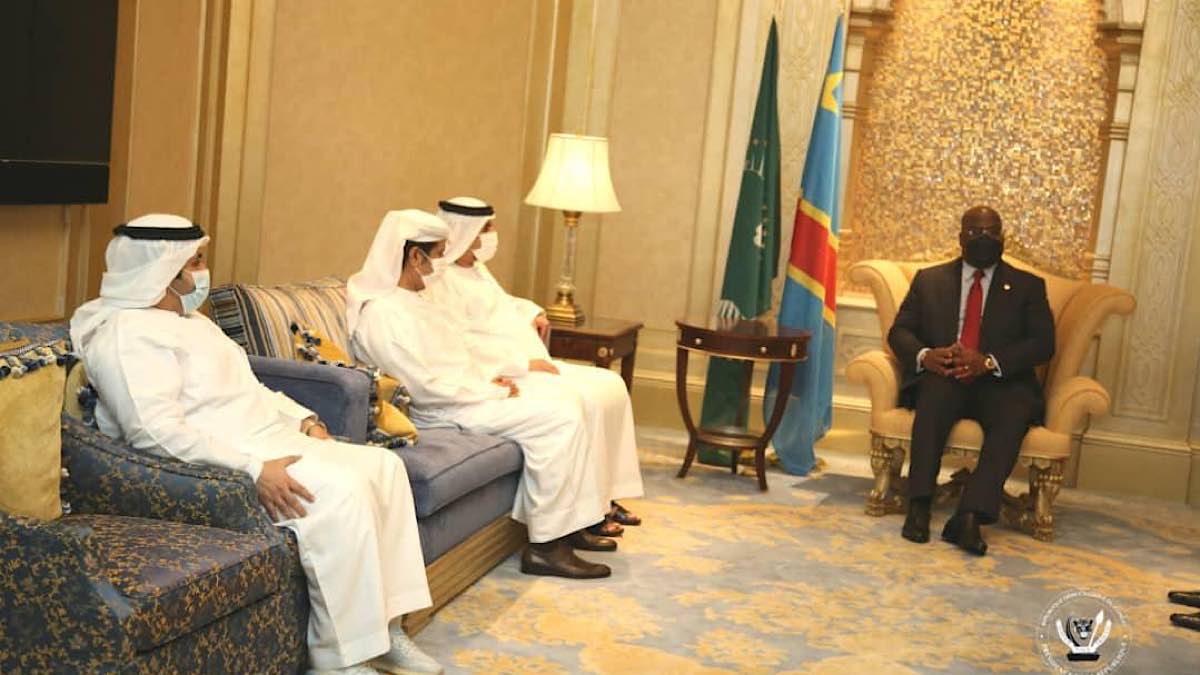 RDC : Tshisekedi a reçu ce lundi une délégation de la chambre de commerce d’Abu-Dhabi